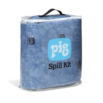 Spillkit in doorschijnende tas